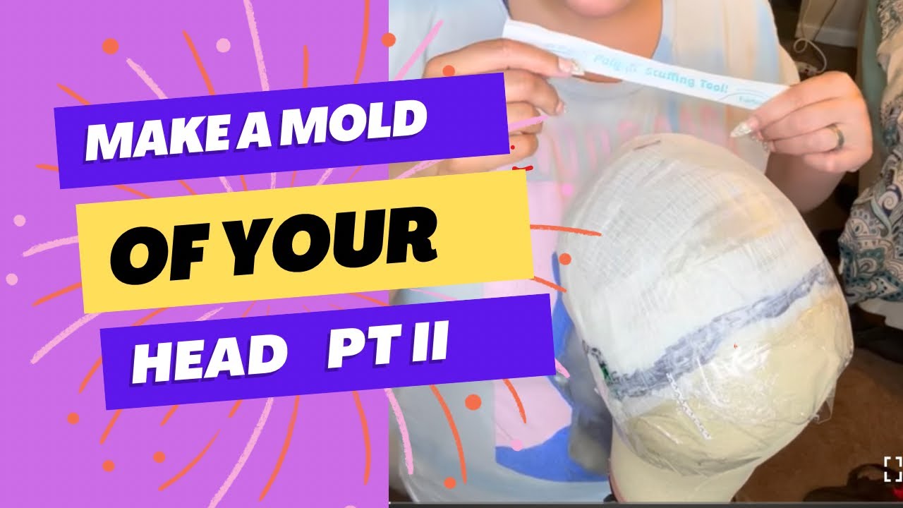 Part II Head mold to make custom lace wig