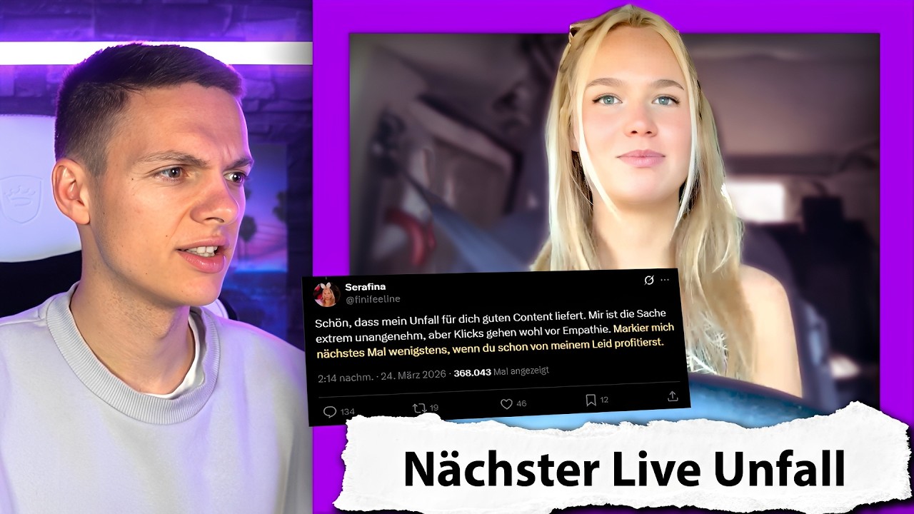 Streamerin Fini baut Live einen Unfall und rechtfertigt sich mit peinlichen Aussagen