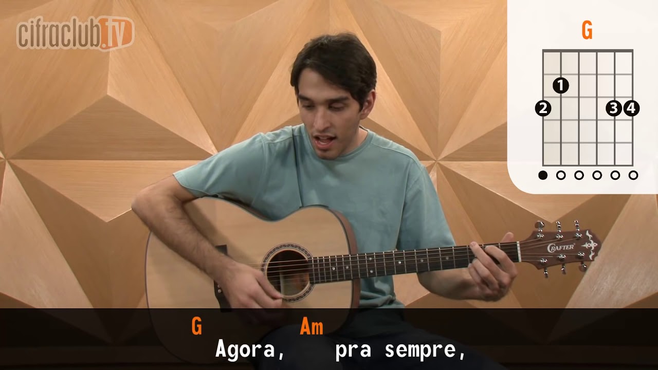Eu Nunca Disse Adeus - Capital Inicial (aula de violão simplificada)