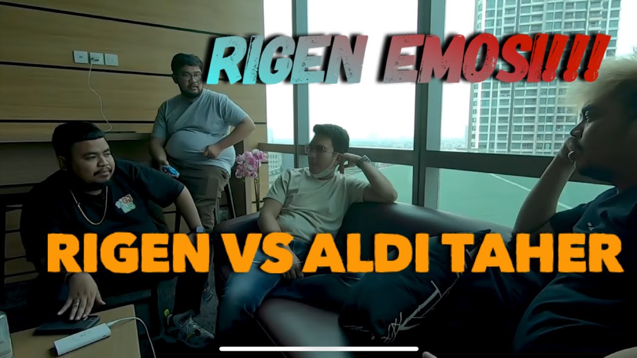 RIGEN MARAH-MARAH SAMA ALDI TAHER YANG LAGI MARAH MARAH SAMA OM DEDDY CORBUZIER
