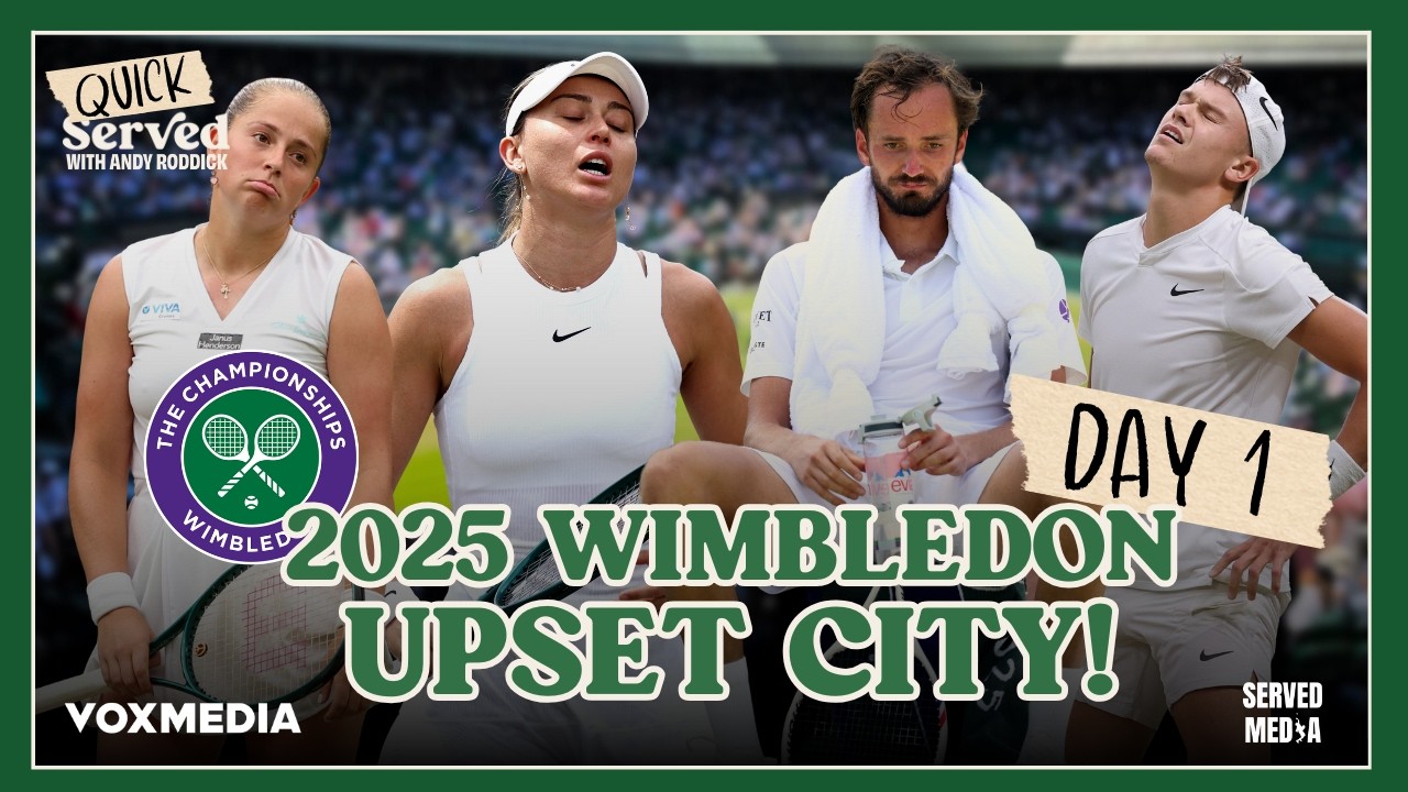 QUICK SERVED: Wimbledon Day 1 - Seeded Players Fall in Round 1