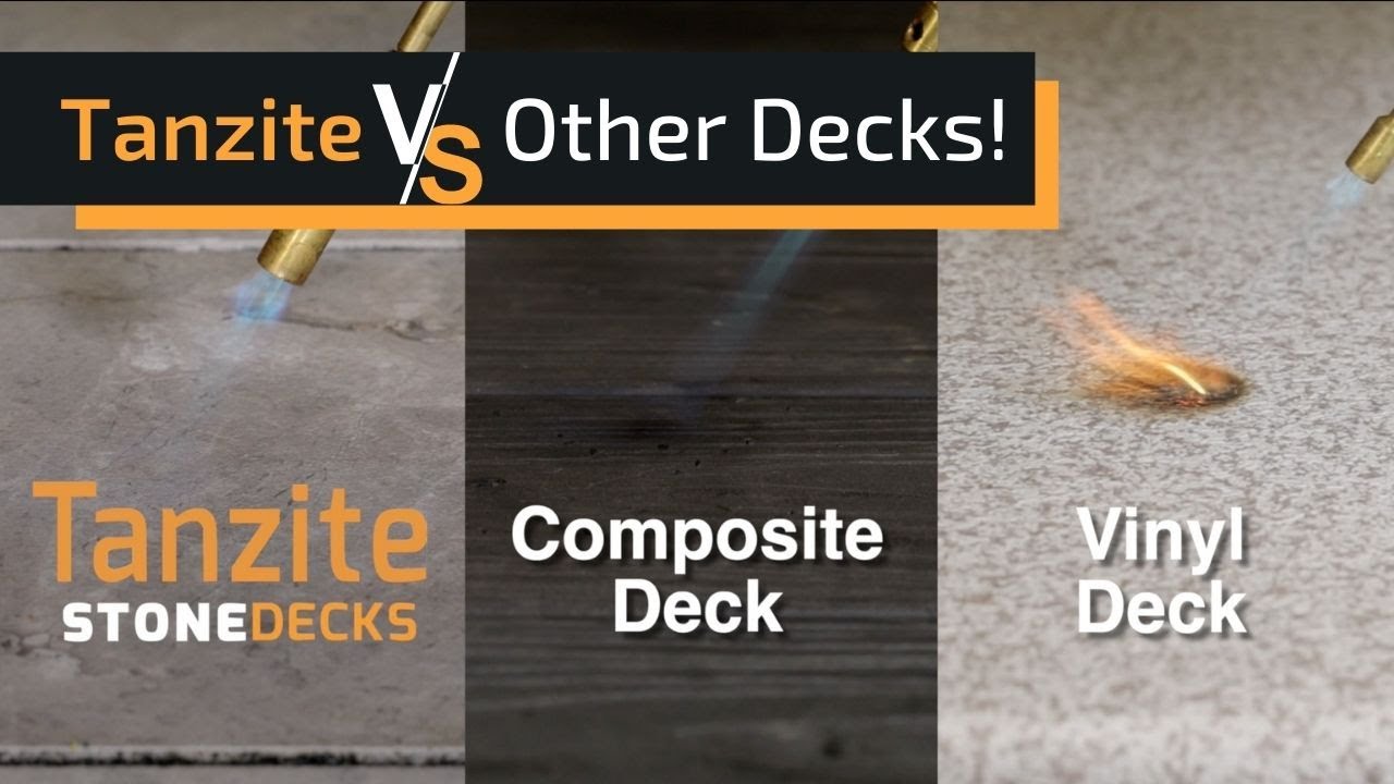 7 Tough Tests to Compare Tanzite StoneDecks to Other Deck Materials