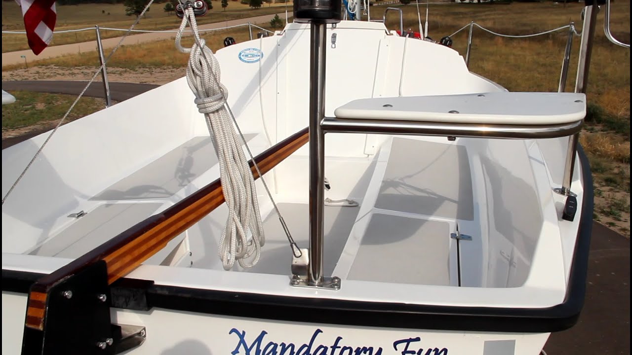 Precision 18 sailboat walkaround