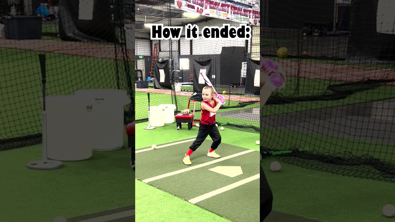 Teaching Youth Hitter to Swing! #baseball #mlb #softball #swing #shorts