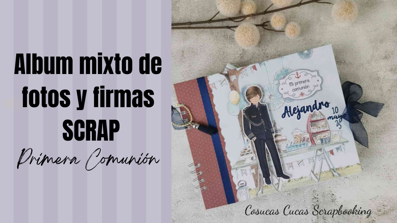 El Álbum de Comunión🕊️ Más Completo: Fotos + Firmas | Diseño 2026 SCRAP