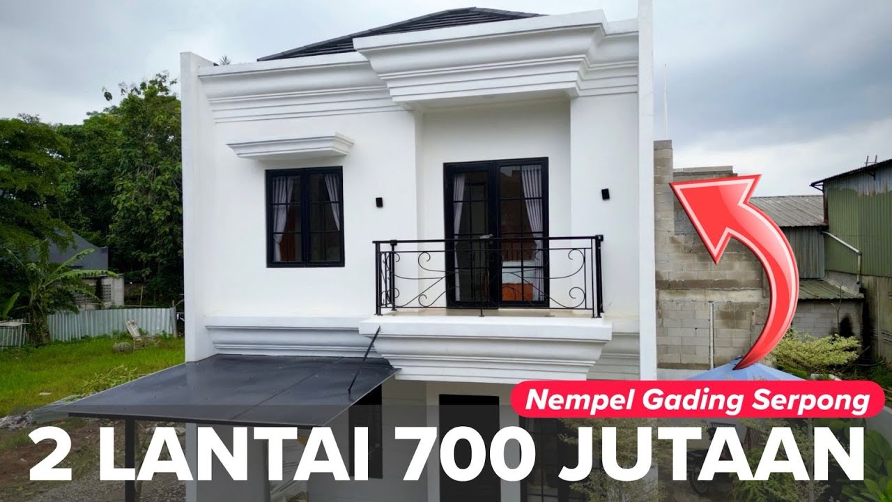 Rumah 2 Lantai 700 Jutaan Nempel Gading Serpong