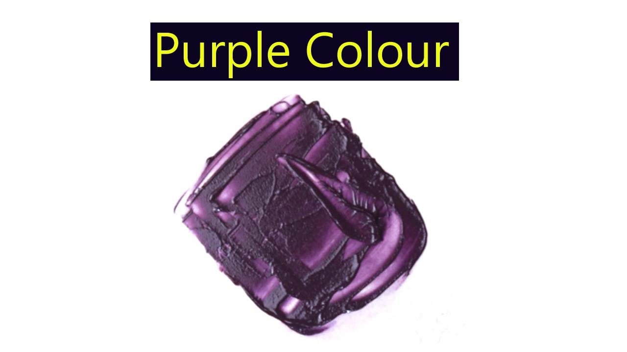 How To Make Purple Colour - Learn Colour Mixing Step By Step