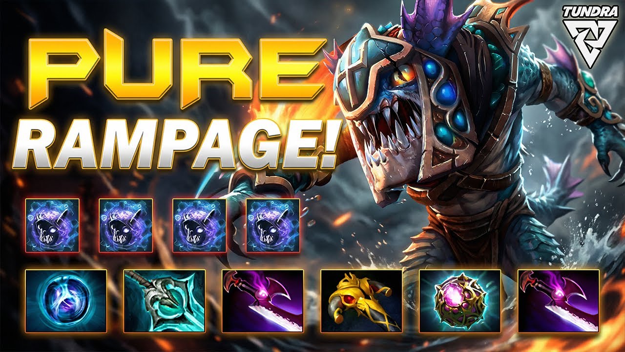 Pure Slark Carry RAMPAGE Kill | Epic Long Game | Dota 2 Pro Carry!