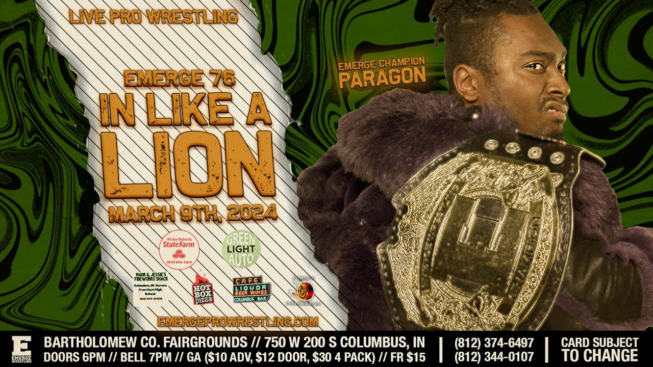 EMERGE 76: In Like A Lion | EMERGE Wrestling | FREE FULL EVENT