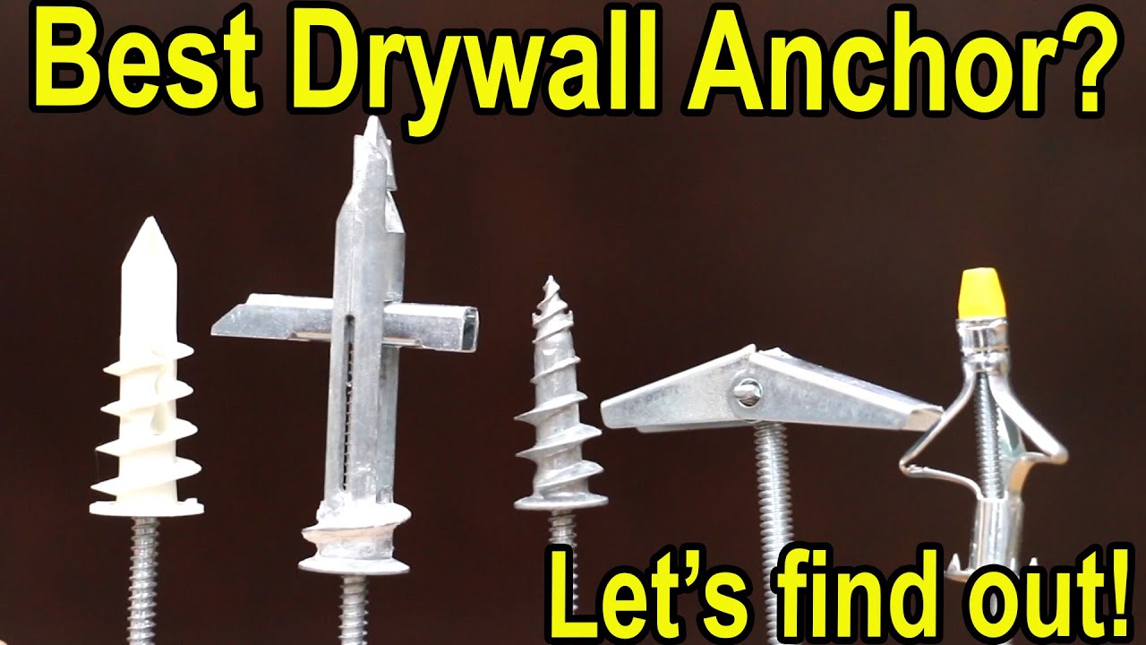 Which Drywall Anchor is Best?  Let's find out!