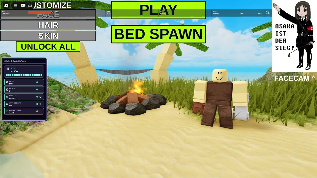 Booga Booga Reborn Script Nilhub Private XpFarm Showcase