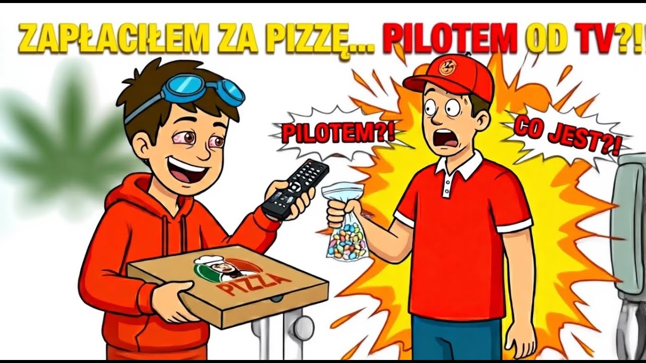 Zapłaciłem ZA PIZZĘ... Pilotem?! KURIER W SZOKU! (Żelkowy Napiwek Zaskoczył Go JESZCZE BARDZIEJ!)