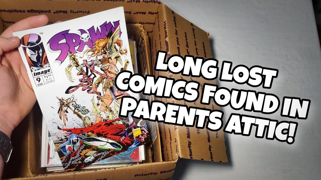 Long Lost Comics FOUND in Parents ATTIC!!!