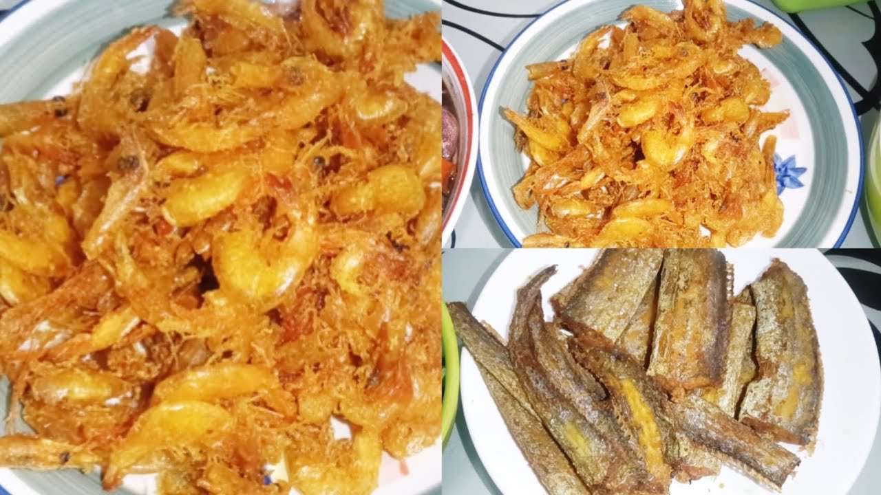Udang Goreng Crispy & Ikan Timah Goreng Kunyit 