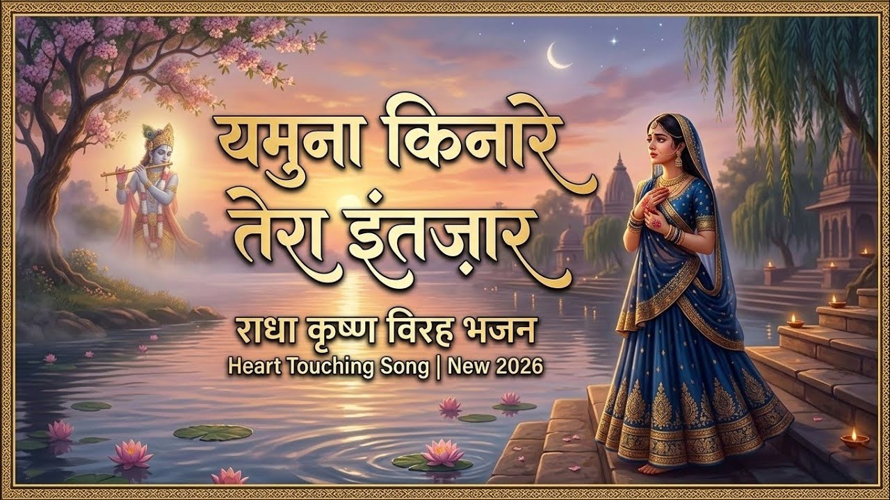 Radha Krishna Virah Bhajan | यमुना किनारे तेरा इंतज़ार | Heart Touching Song | New 2026