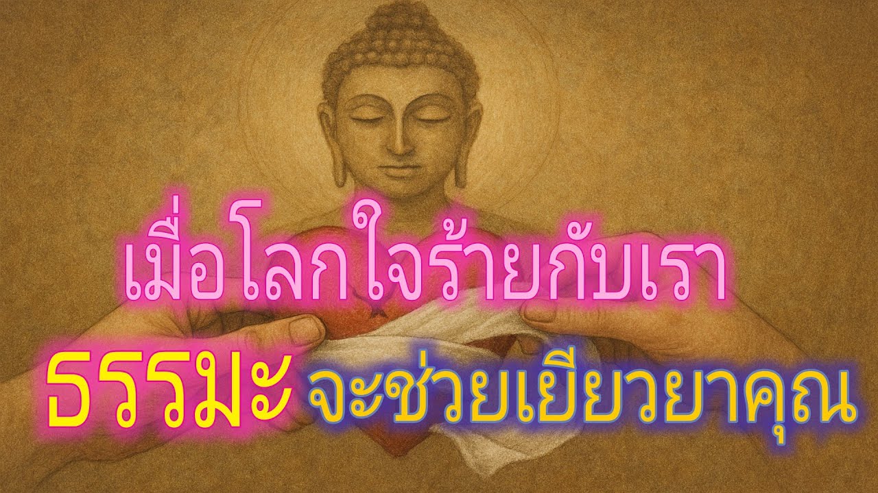 เมื่อโลกใจร้ายกับเรา ธรรมะจะช่วยเยียวยาคุณ | จัด 