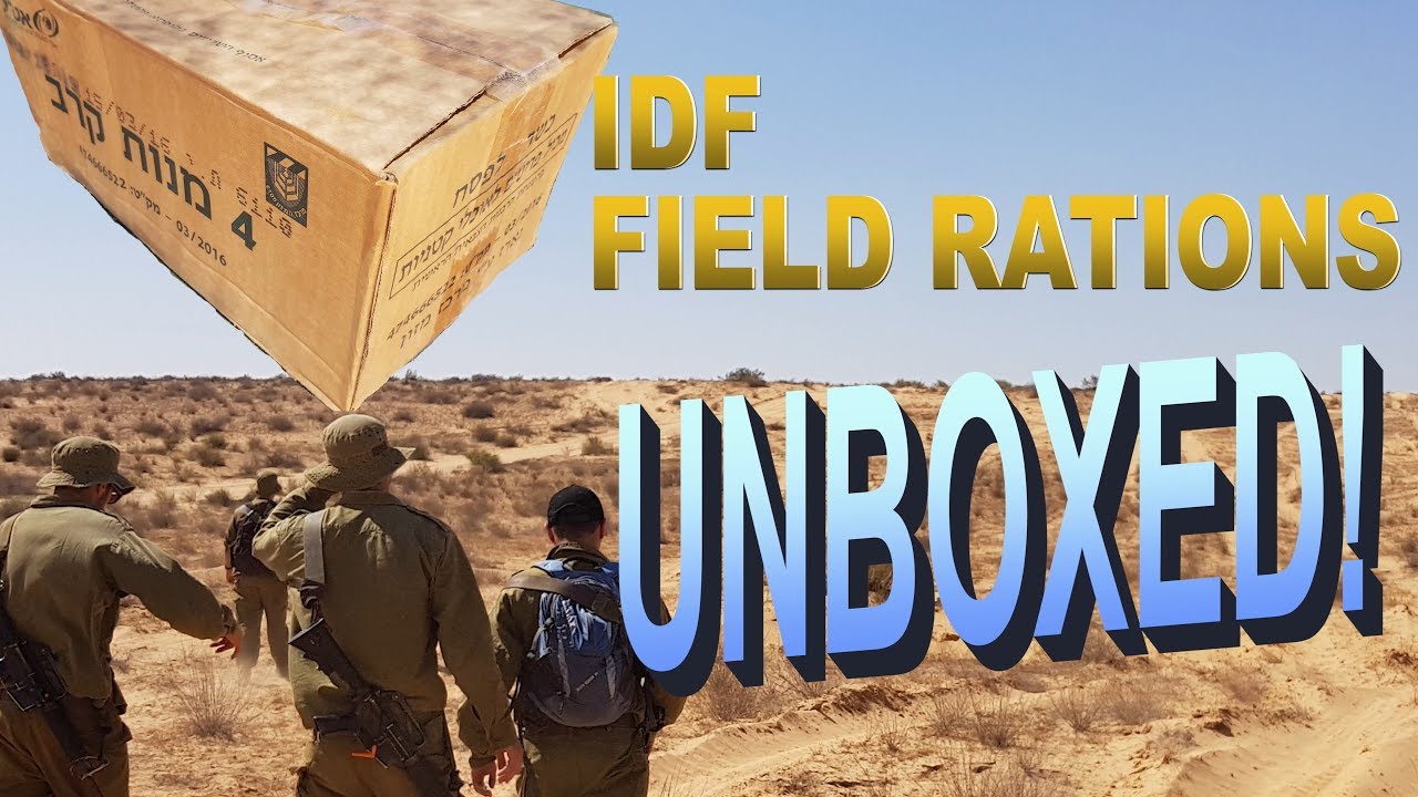 Israeli Army Field Ration Pack UNBOXED! (4K)