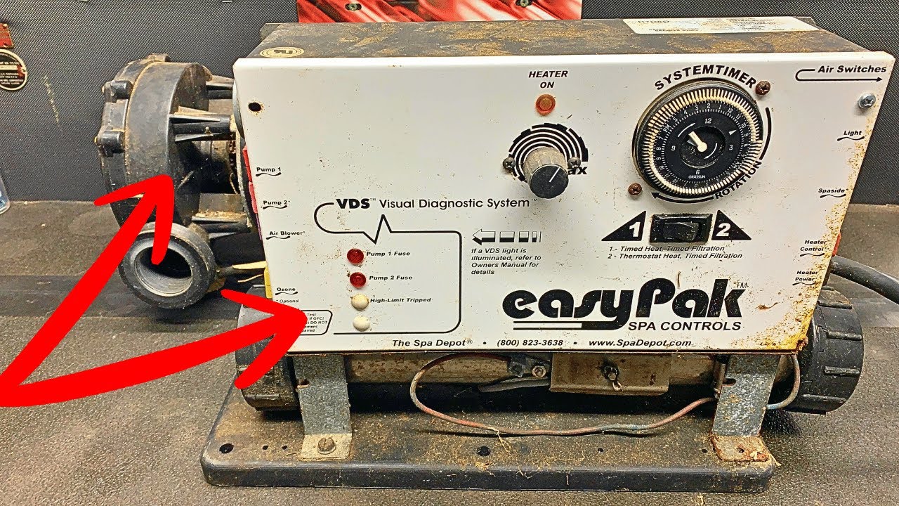 Scrapping Hot Tub System Control & Motor