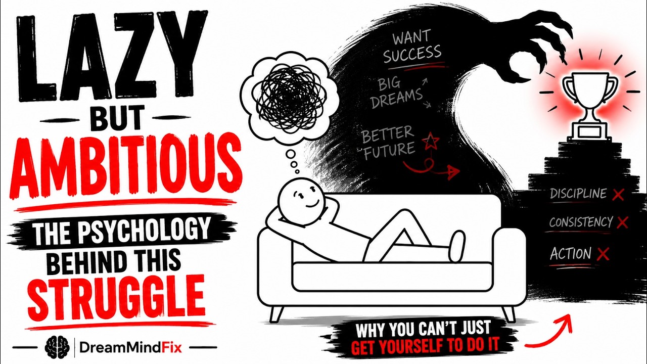 Lazy But Ambitious: The Psychology Behind This Painful Struggle