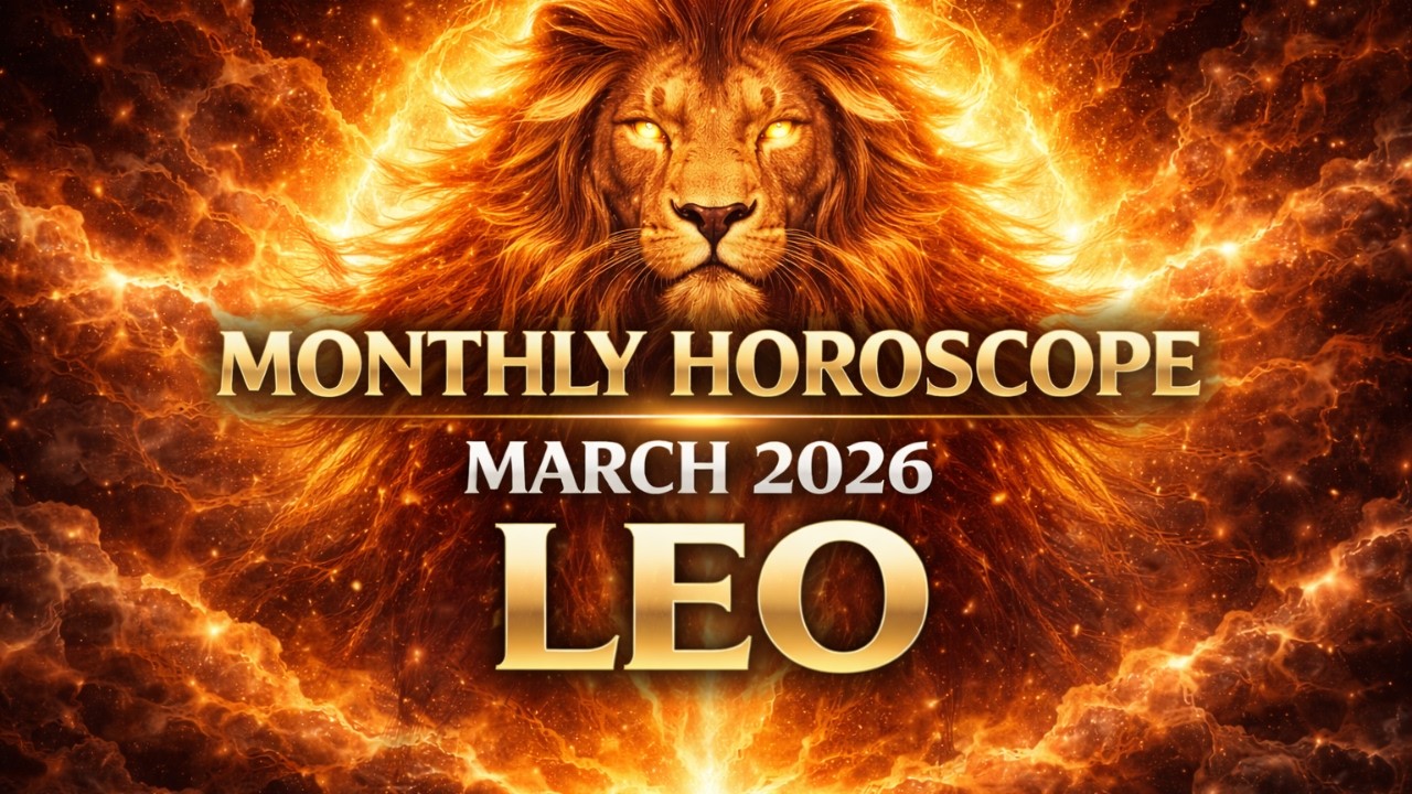 Leo Rising March 2026 Horoscope 🌑 The Virgo Lunar Eclipse & Astrological New Year