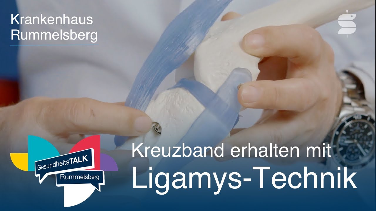 Kreuzband erhalten mit der Ligamys-Technik | GesundheitsTALK Rummelsberg