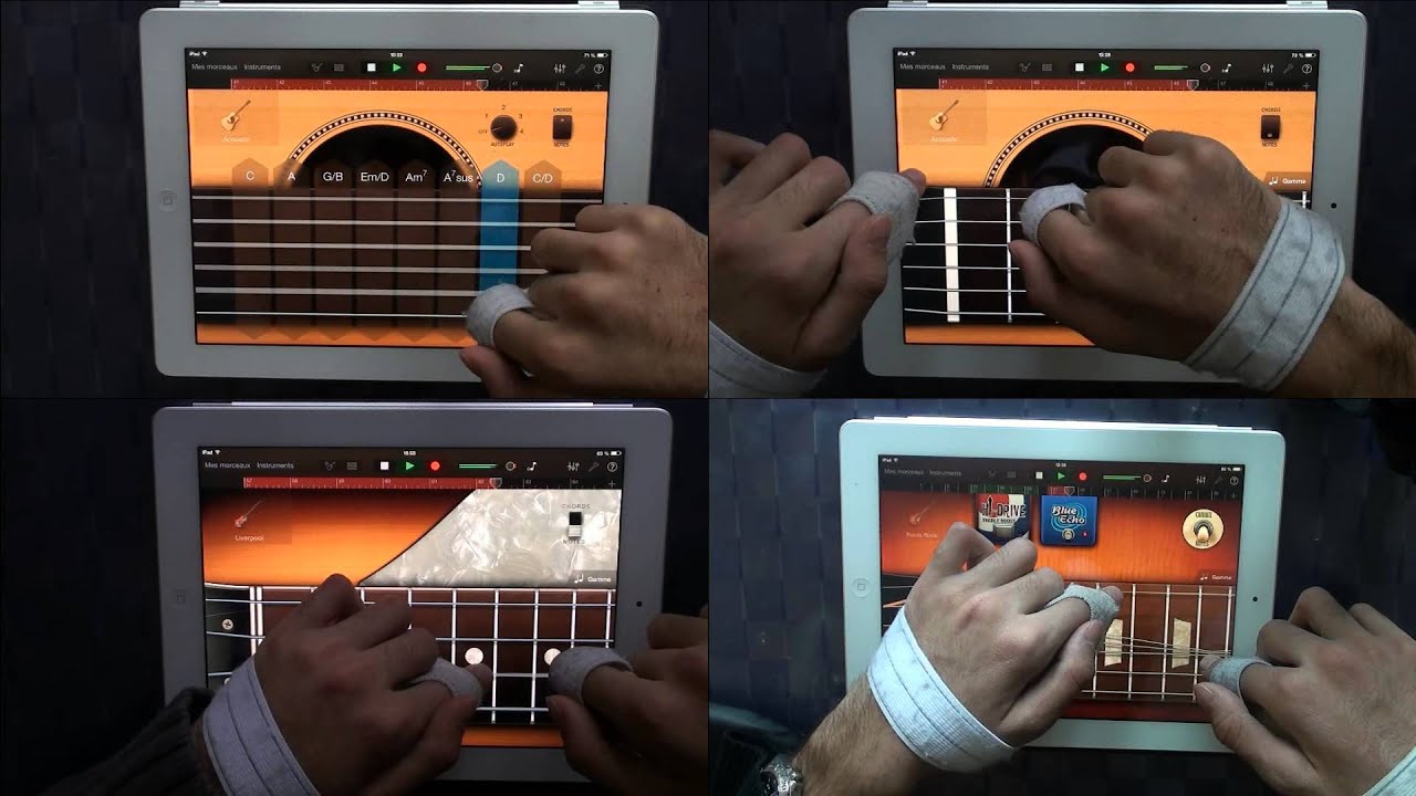 Stairway to Heaven (Led Zeppelin) covered by a quadriplegic man on iPad (Garageband)