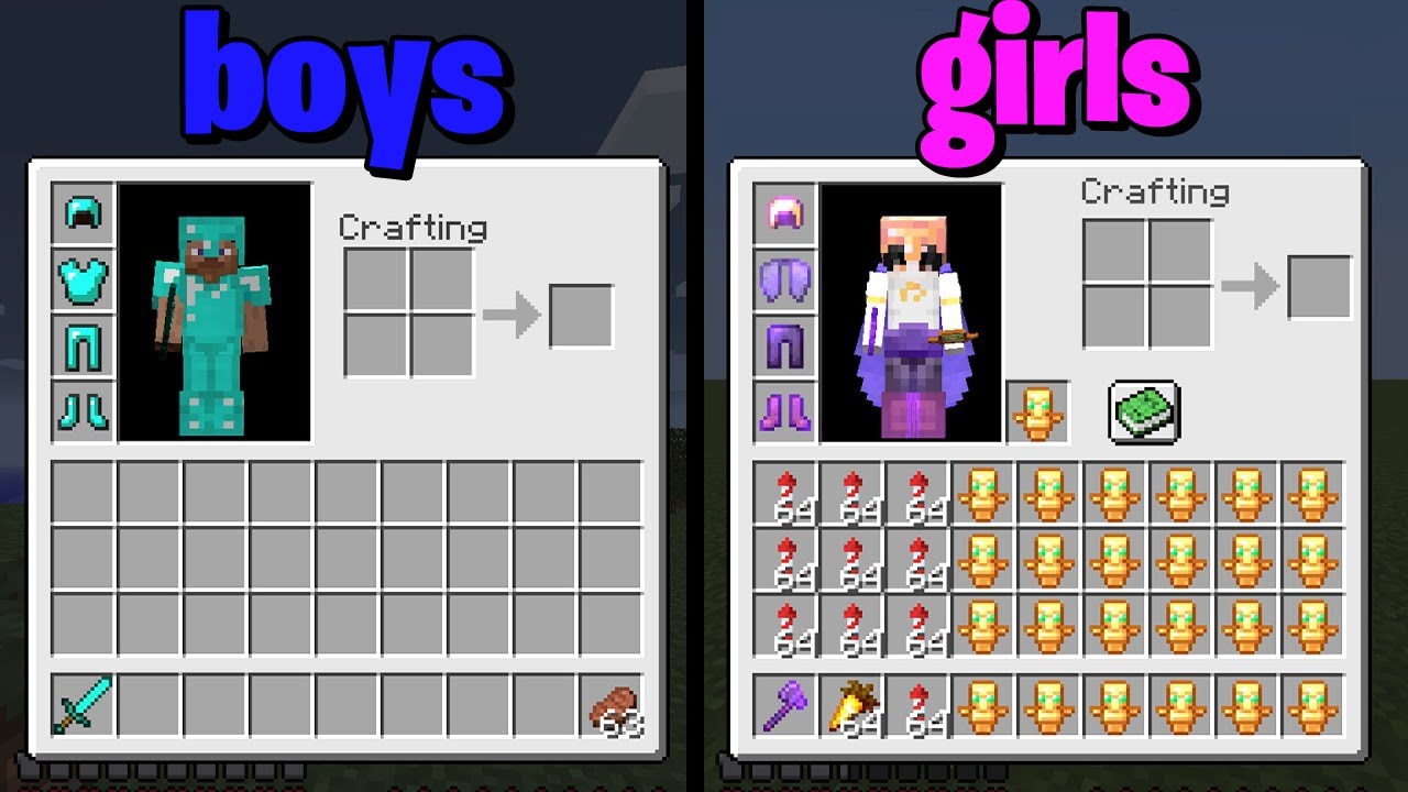 pvp girl vs boys