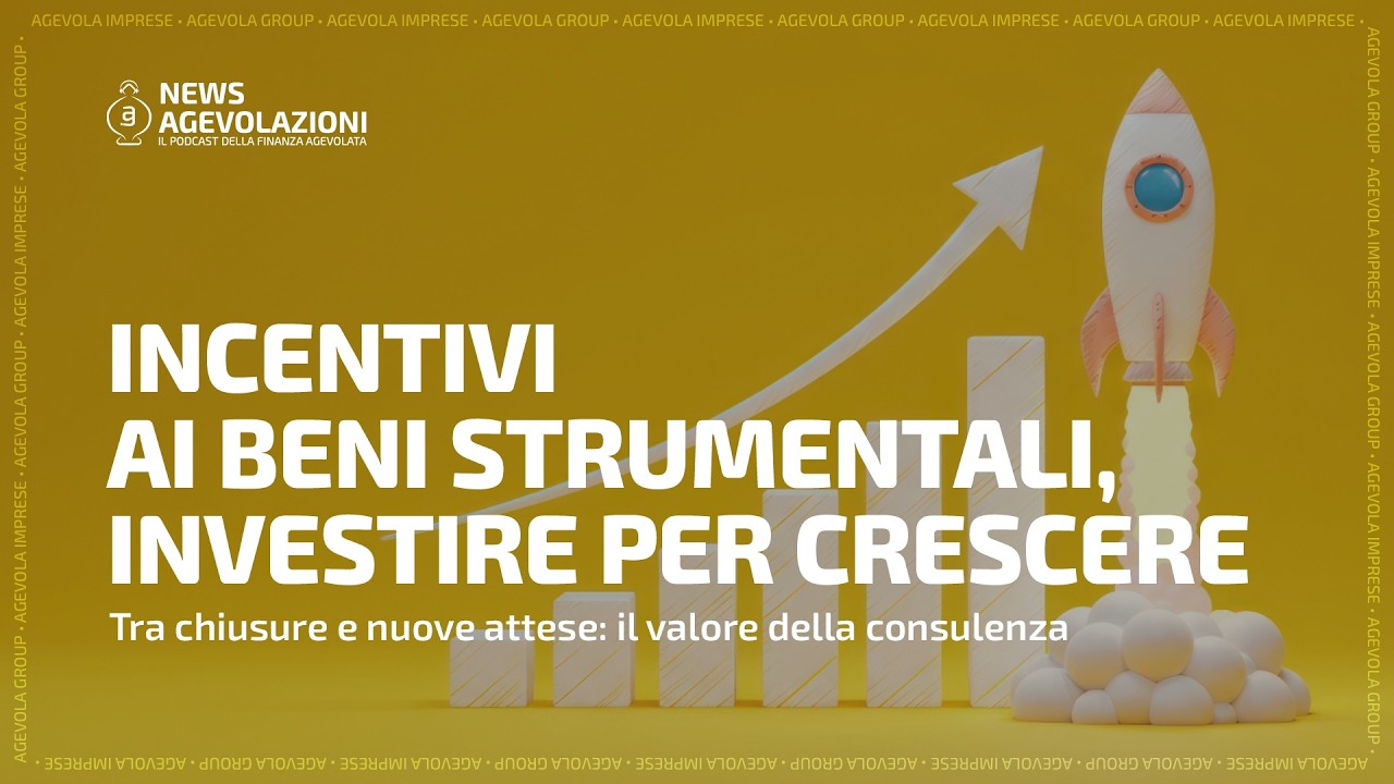 Incentivi ai beni strumentali, investire per crescere