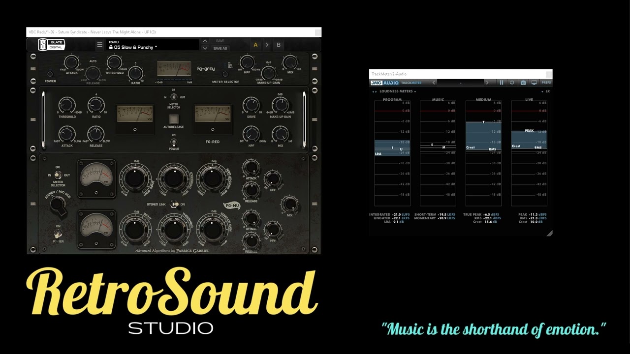 Slate Digital FG-Mu Demo (Level Matched)