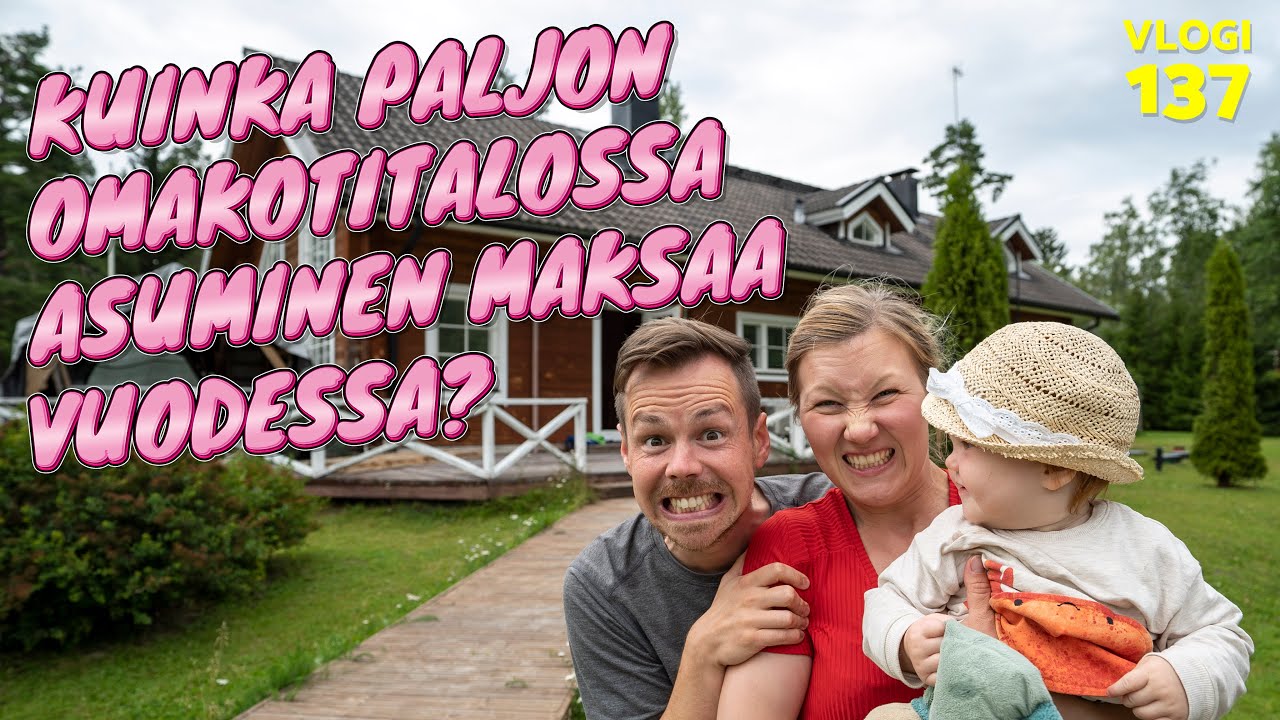 OMAKOTITALOSSA ASUMINEN | LASKIMME KUINKA PALJON OMAKOTITALOSSA ASUMINEN MAKSAA VUODESSA