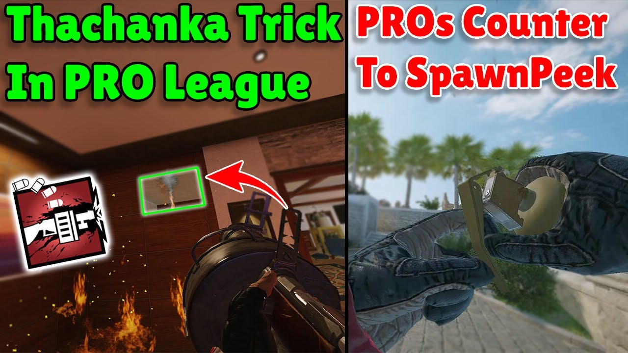 PRO Players Using Tachanka Trick In PRO League | 400 IQ Spawn Peek Counter - Rainbow Six Siege