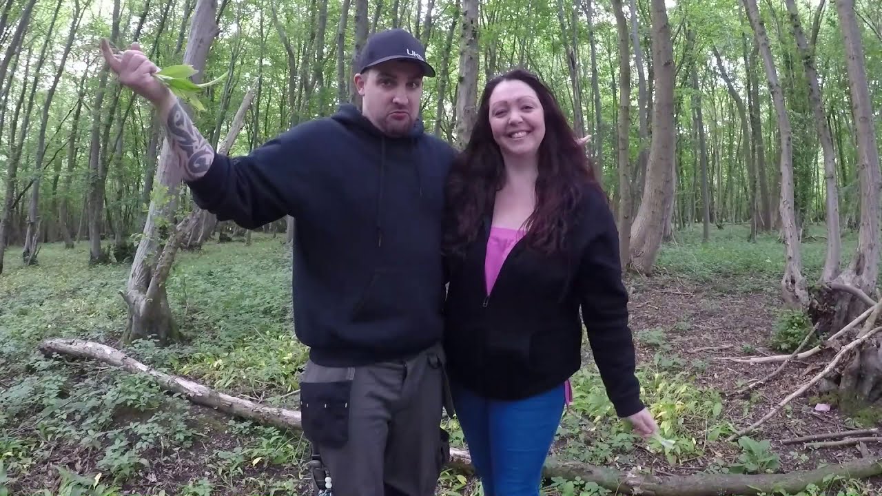 Foraging for wild Garlic