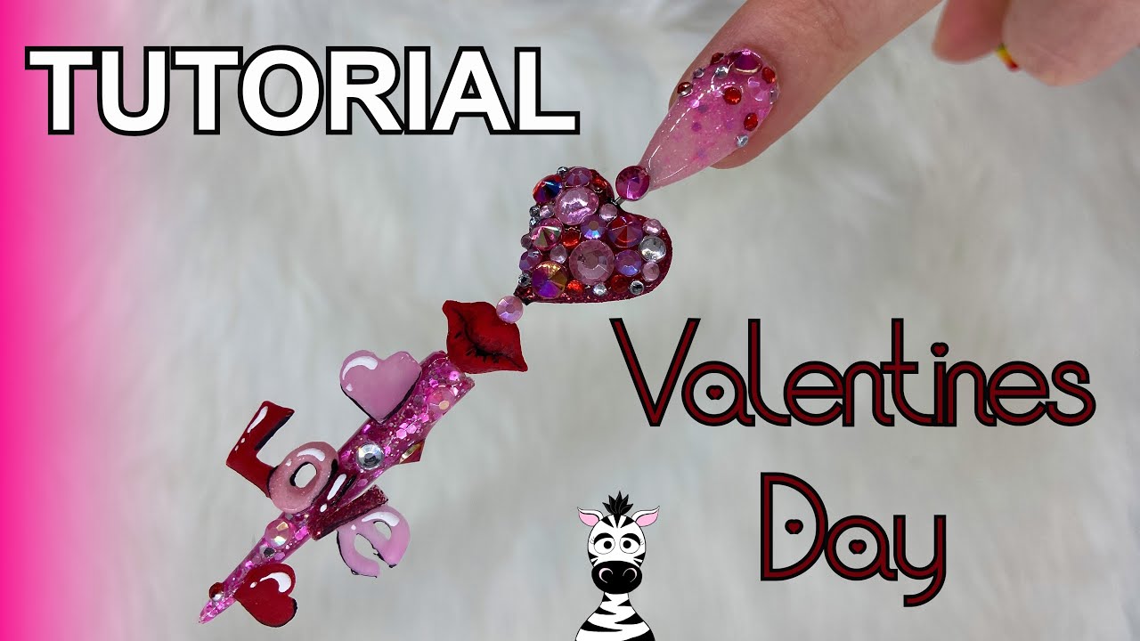 4D EXTREME Valentines Day Nail Art Tutorial | Double Dip PS I love You Kit