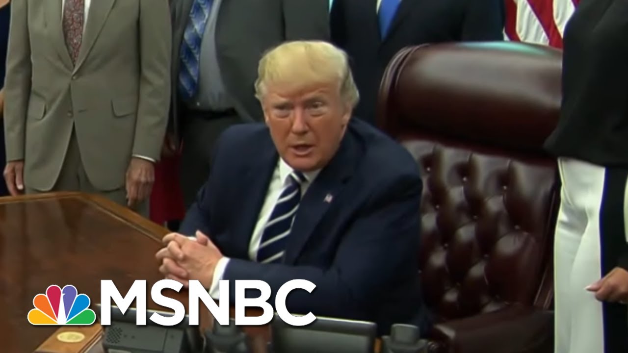 President Donald Trump Backtracks On Race-Baiting MAGA Chant | The Beat With Ari Melber | MSNBC