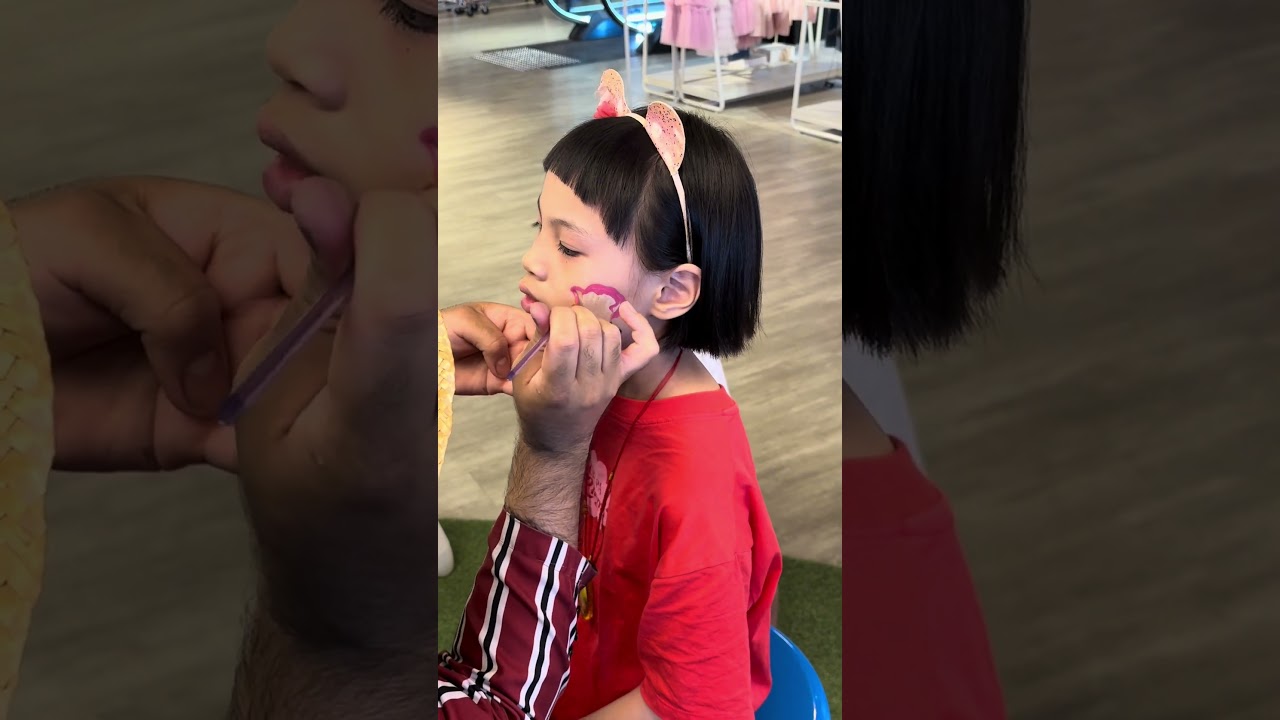 Face Painting My Kid: Kpop Hunter Mira 🎨🤍 