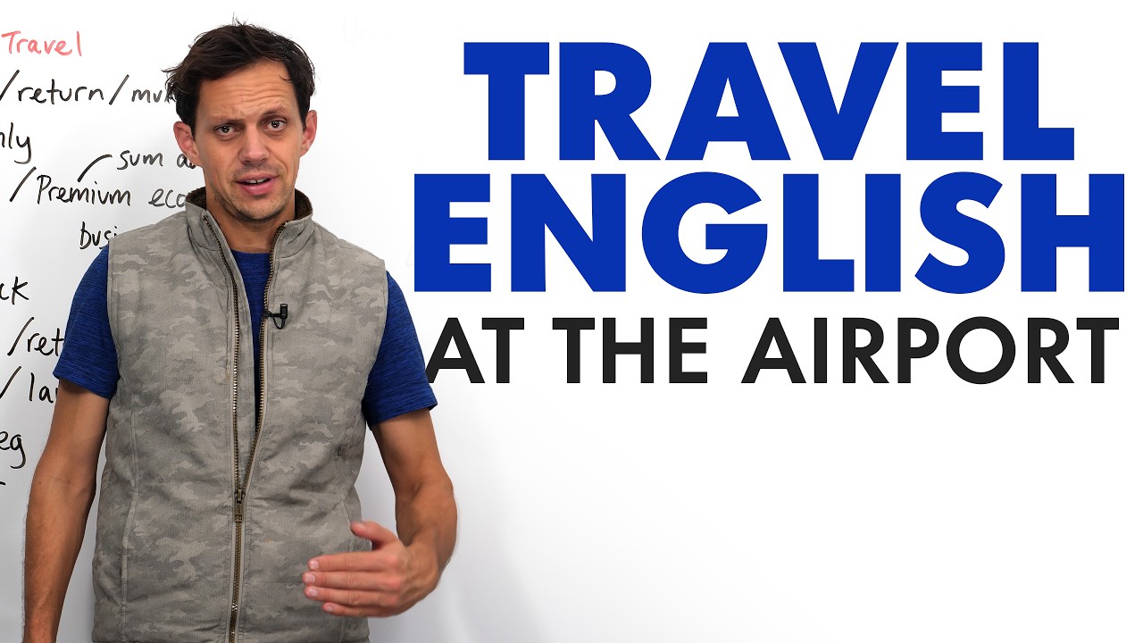 ✈ TRAVEL ENGLISH: Vocabulary & expressions for the airport ✈️