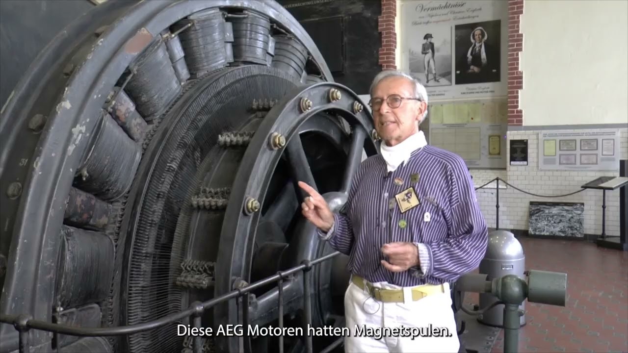 Die historischen Fördermaschinen im Energeticon Alsdorf