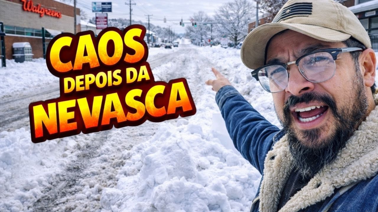 COMO FOI TRABALHAR NO CAOS DEPOIS DA NEVASCA E COM FRIO DE -21ºC