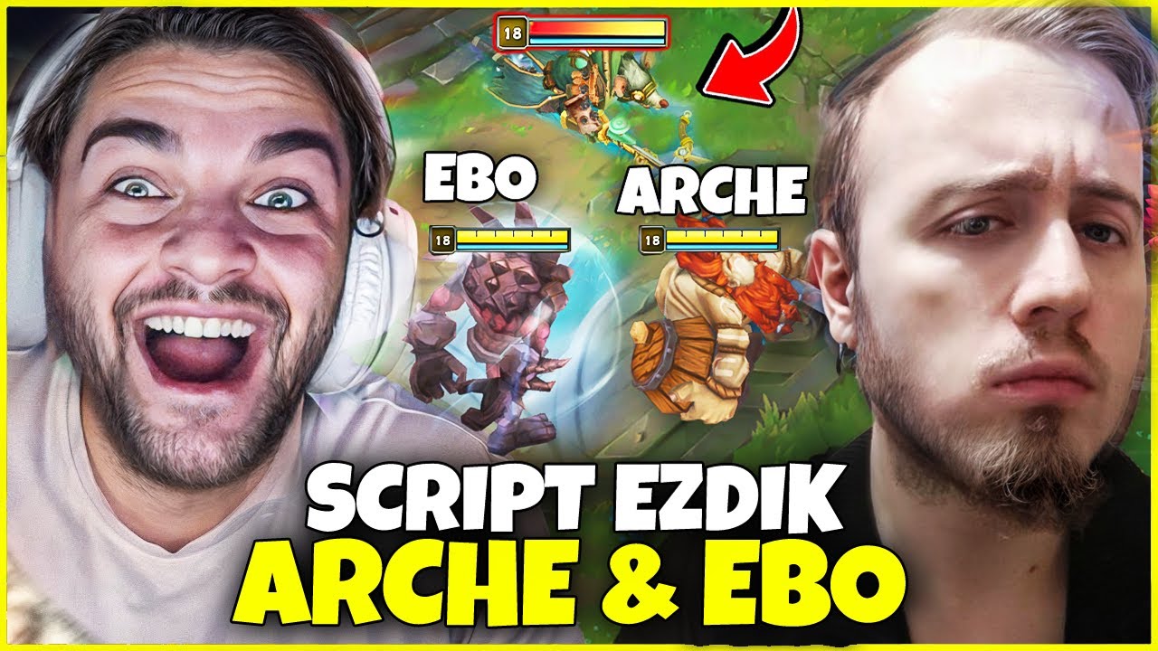ARCHELAUS & EBONİVON DUOSU SCRIPT KULLANAN RAKİBİ DELİ EDİYOR! (MALPHITE + GRAGAS BOT LANE)