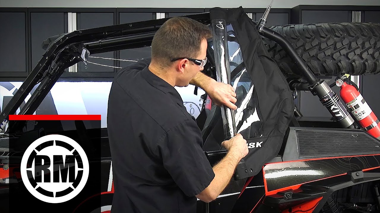 Как установить верхние двери Tusk Zipperless на Polaris RZR