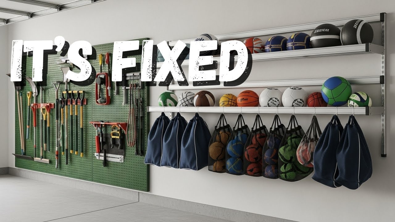 Garage & Utility Room Storage Ideas: Extreme Messy to Organized Transformation