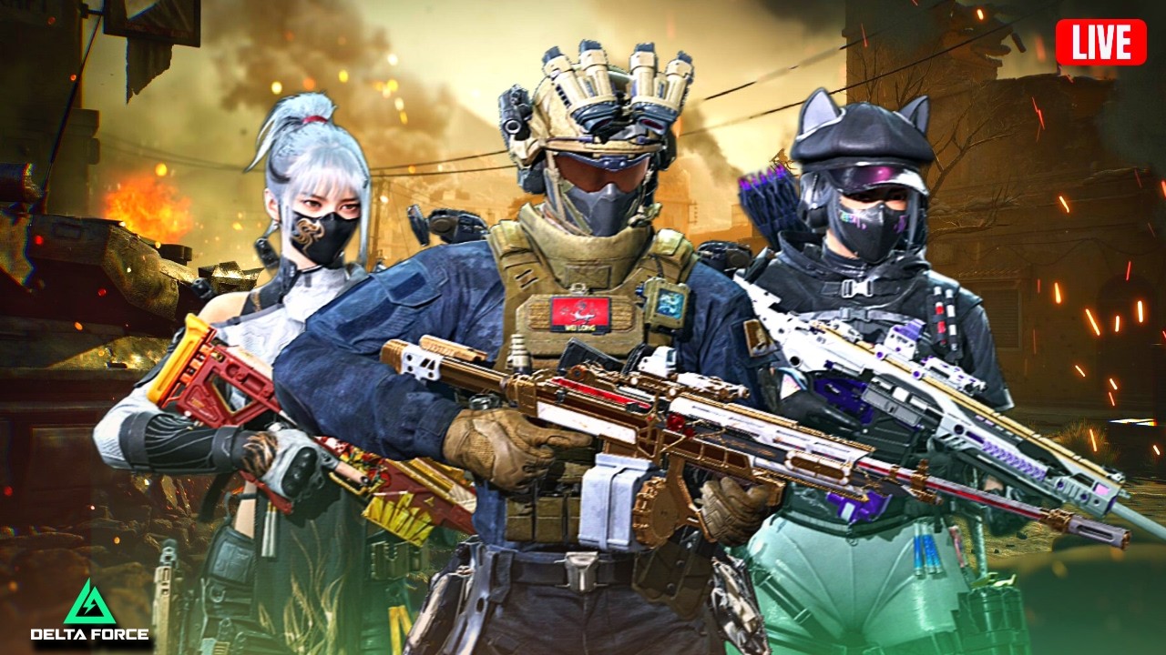 Clutch Moments LIVE! - Delta Force Mobile Gameplay Max Graphics 120FPS