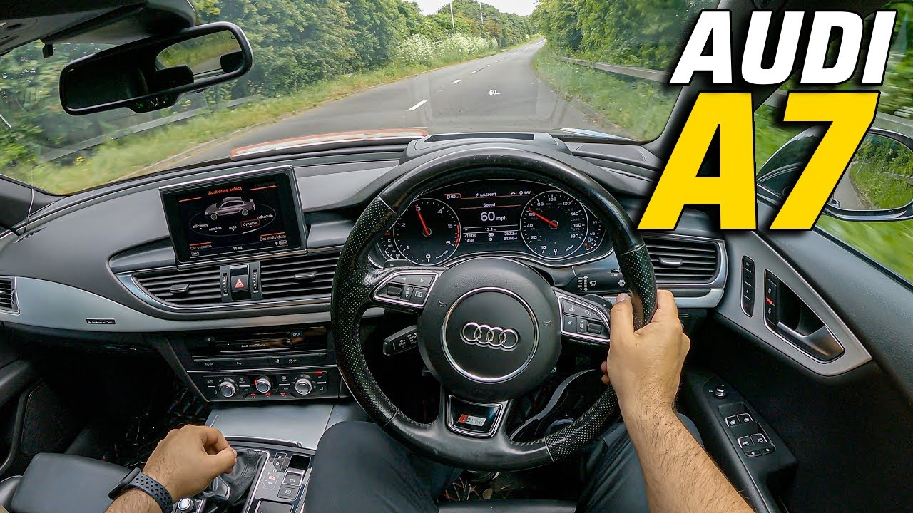 AUDI A7 3.0 TDI - POV TEST DRIVE (UK)