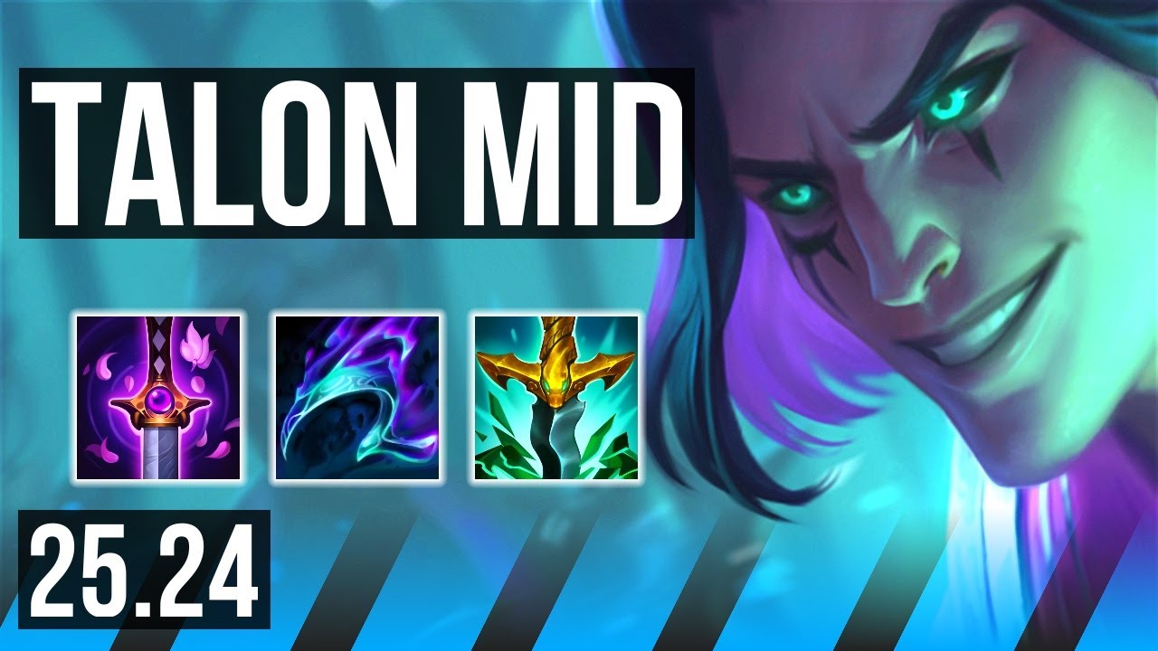 TALON vs AKALI (MID) | Good KDA: 15/1/5 | EUW Master | 25.24