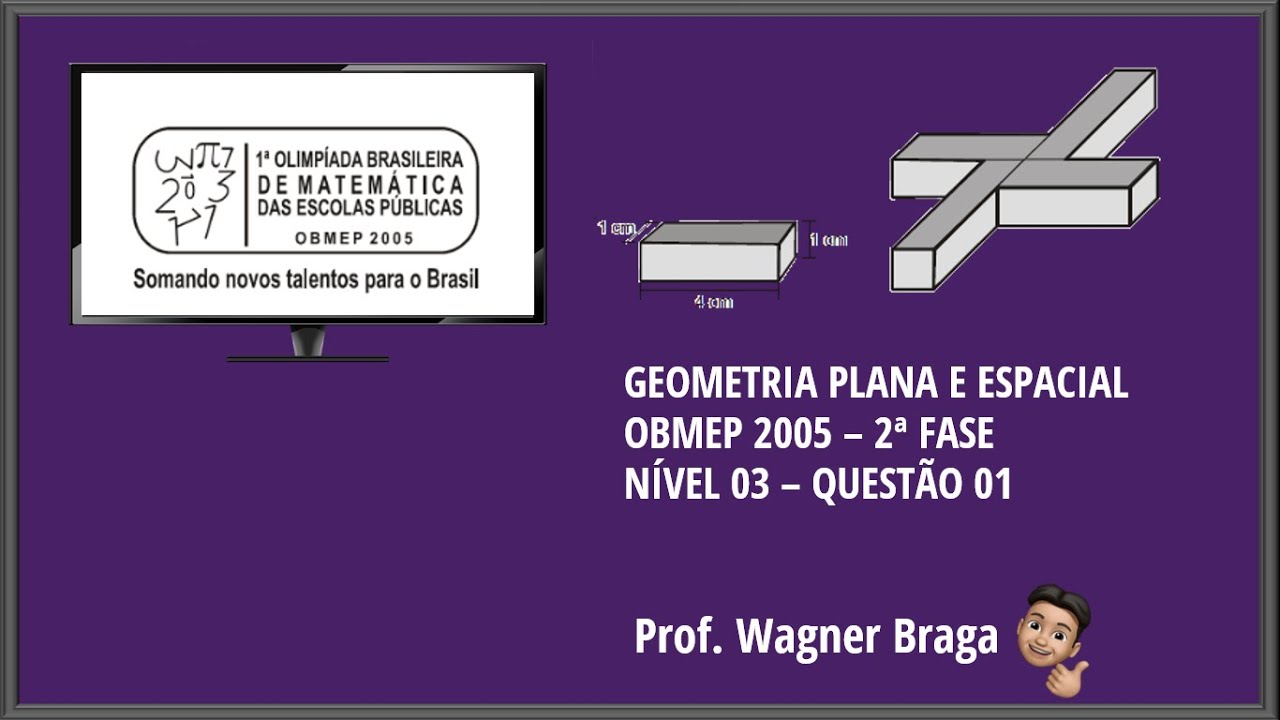 01 OBMEP 2005 2ª Fase Nível 03 1ª Edição Geometria Questão 01 Projeto Olímpico OBMEP 2022