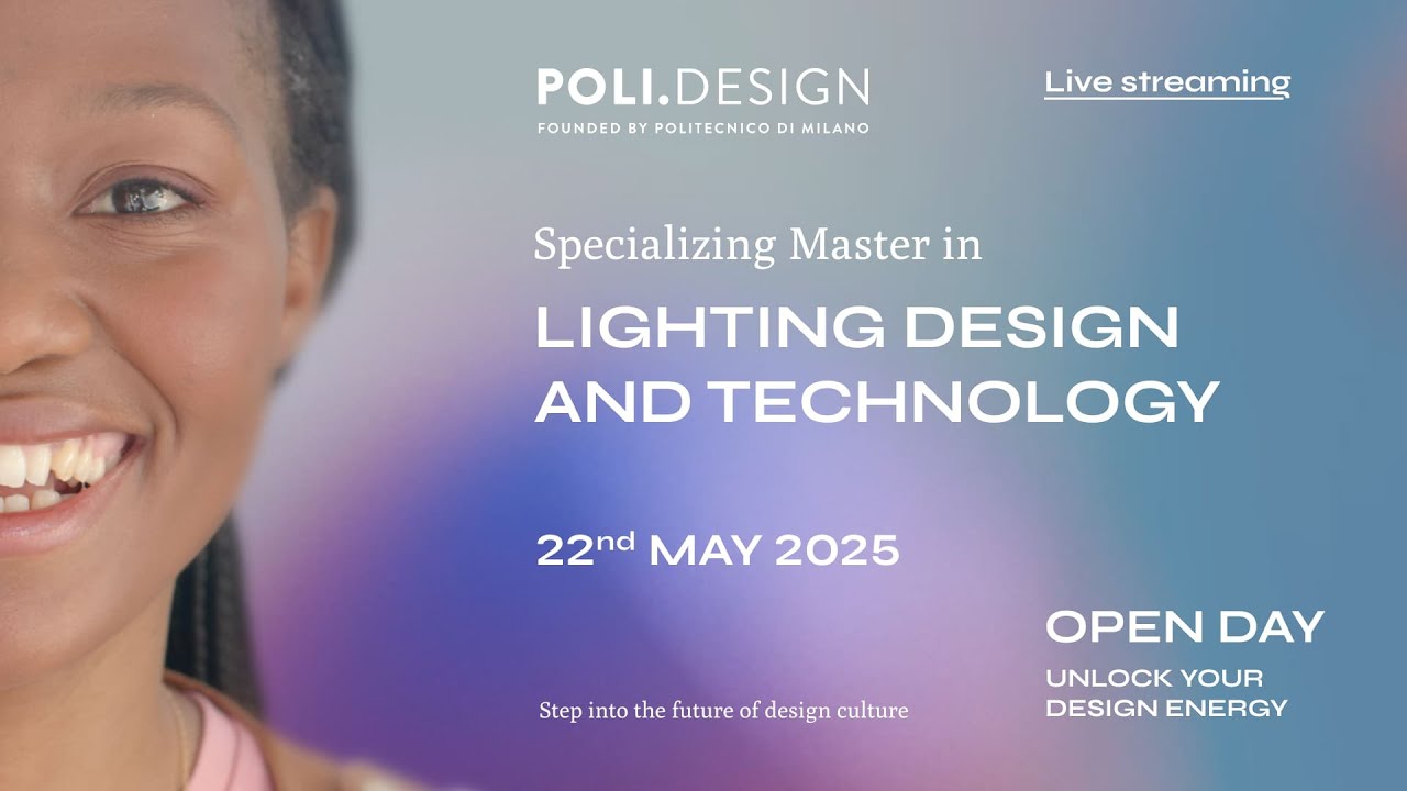 Specializing Master in Lighting Design and Technology | POLI.design Open Day 2025