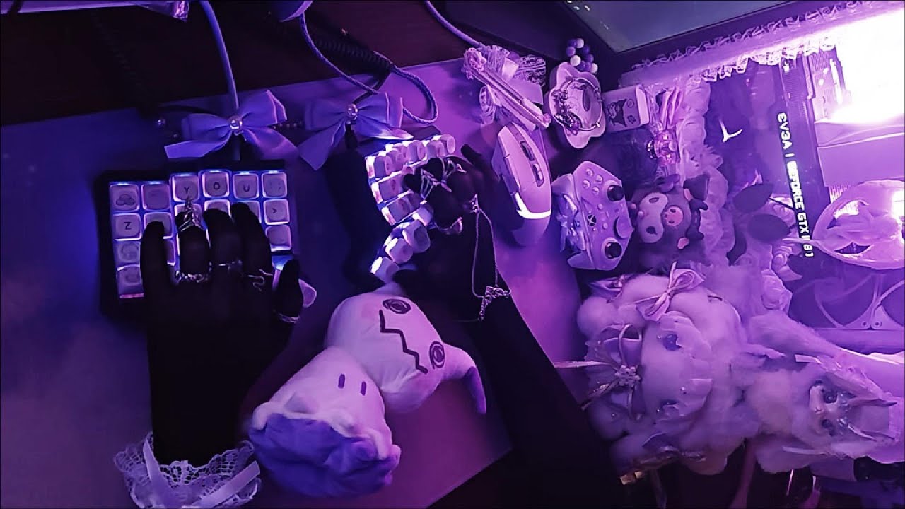 typing practice ergonomic keyboard | low quality asmr xd