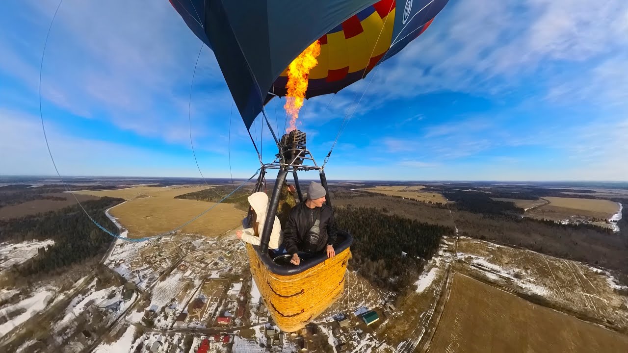 Суппер ☀️полёт☝️ на воздушном Шаре!!! 🙌🎈