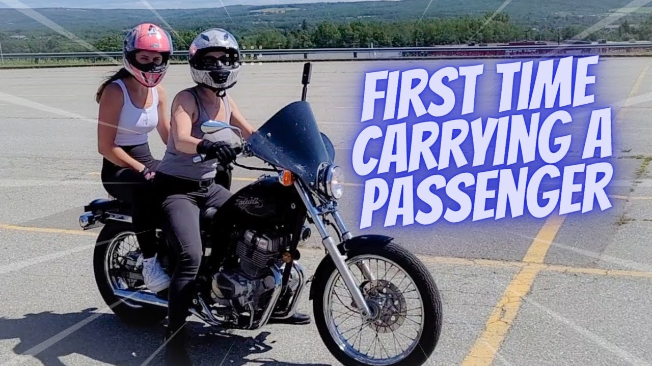 First time CARRYING A PASSENGER on my MOTORCYCLE - Honda Rebel CMX250