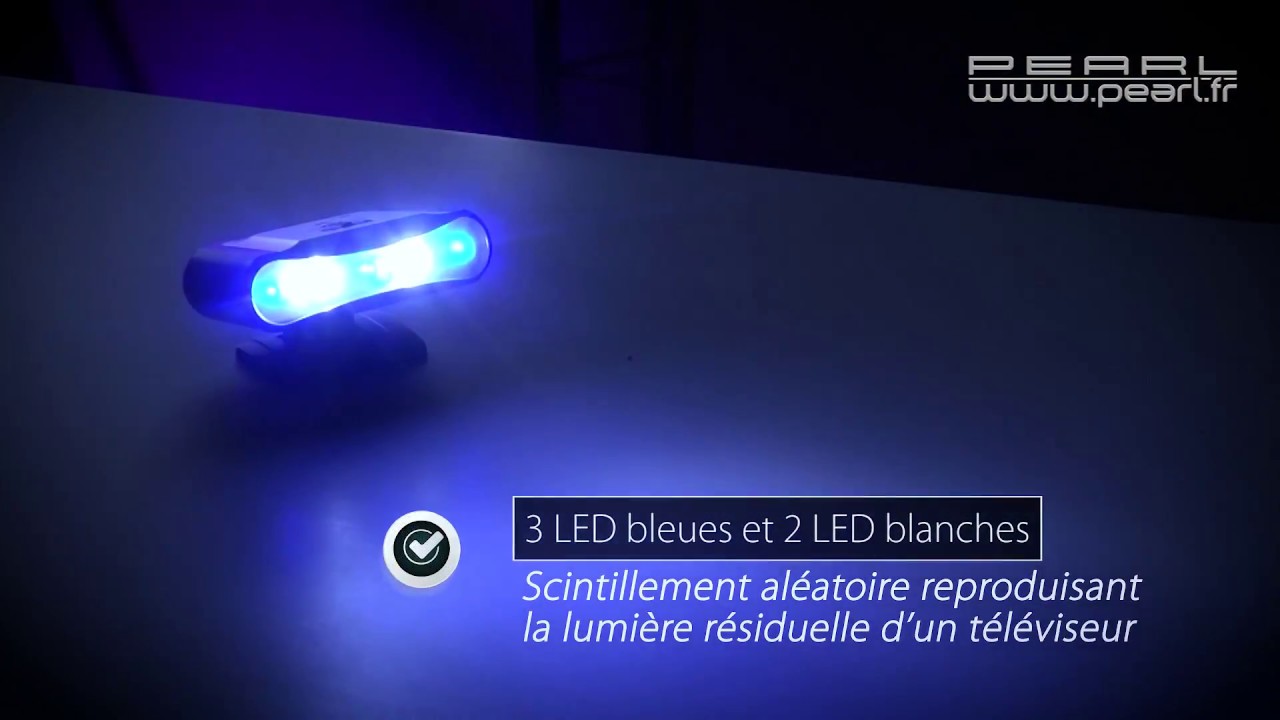 SIMULATEUR DE PRESENCE TELE ALLUMEE - Anti-cambriolage - [PEARLTV.FR]